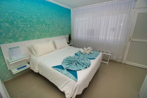 1 bedroom, WiFi, bed sheets - Room accommodation for 2 people with breakfast, on the beach. (San Andrés)