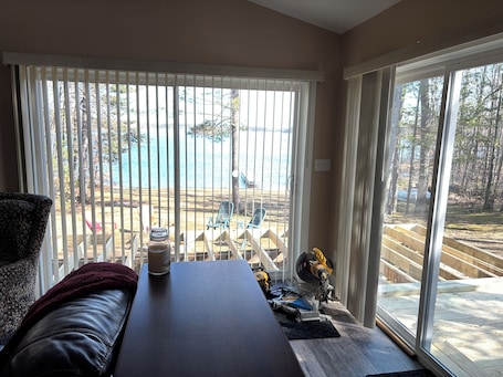 Interior. Peaceful, quaint cabin on Big Wolf Lake in Lewiston