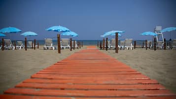 Beach nearby, white sand