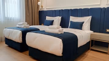Superior-Doppel- oder -Zweibettzimmer | 1 Schlafzimmer, hochwertige Bettwaren, Minibar, Zimmersafe
