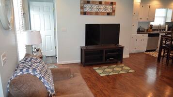 Smart TV, DVD player, ping pong