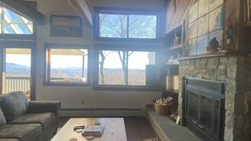 TV connectée, cheminée, jeux vidéo, lecteur de DVD