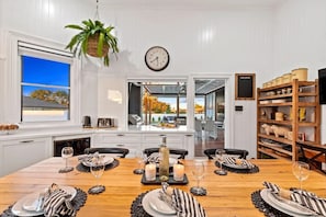 Dining - This exceptional property is the ideal retreat to share with friends and family (Bargara)