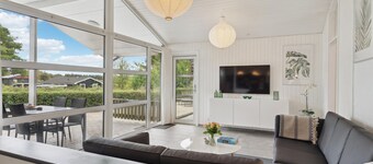 Hyggeligt hjem i Farsø med sauna
