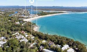 Beach towels - Rooftop Coastal Bliss (Little Cove)