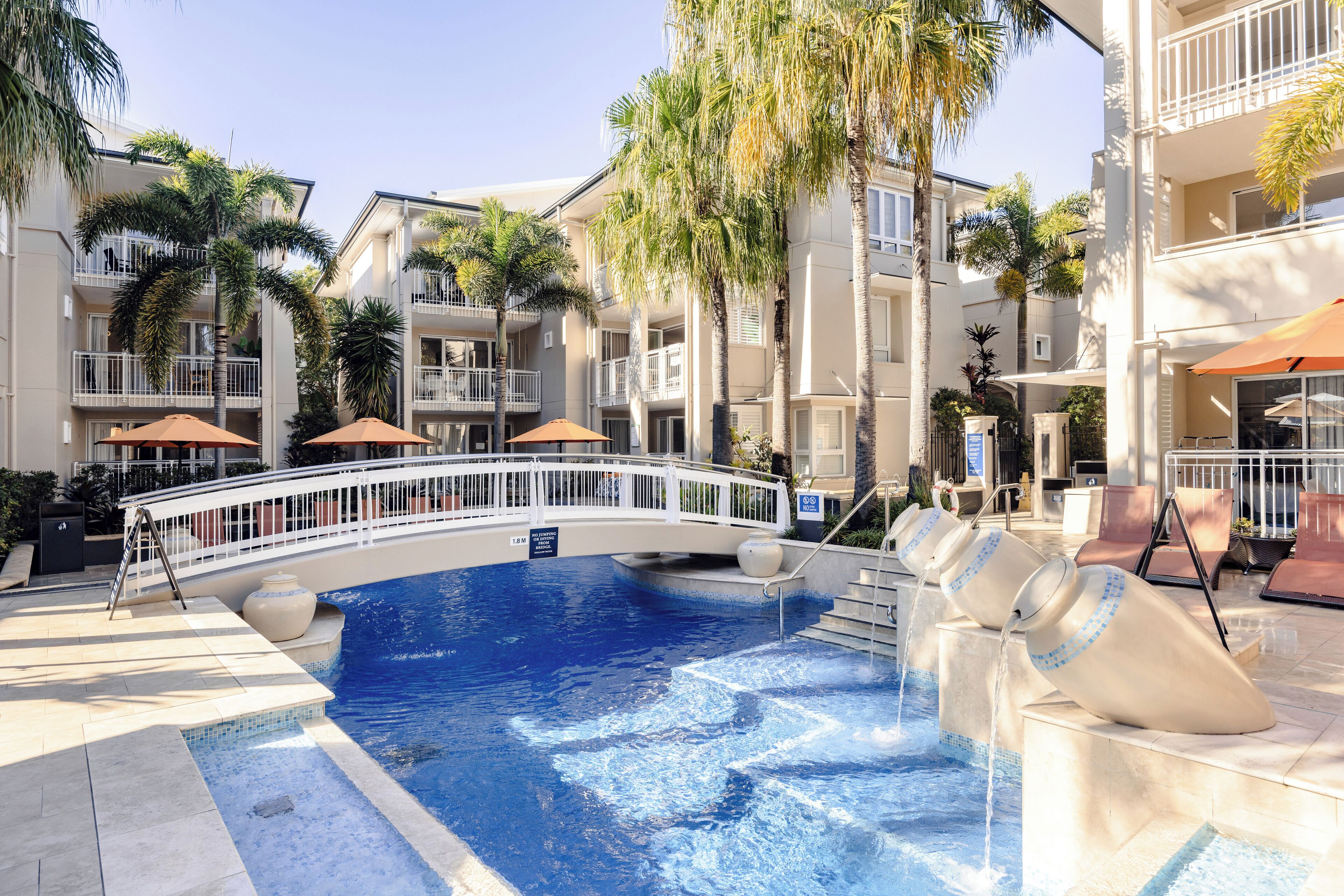 Et oppvarmet basseng