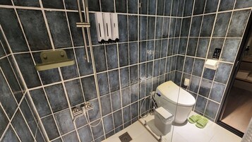 Free toiletries, hair dryer, slippers, bidet