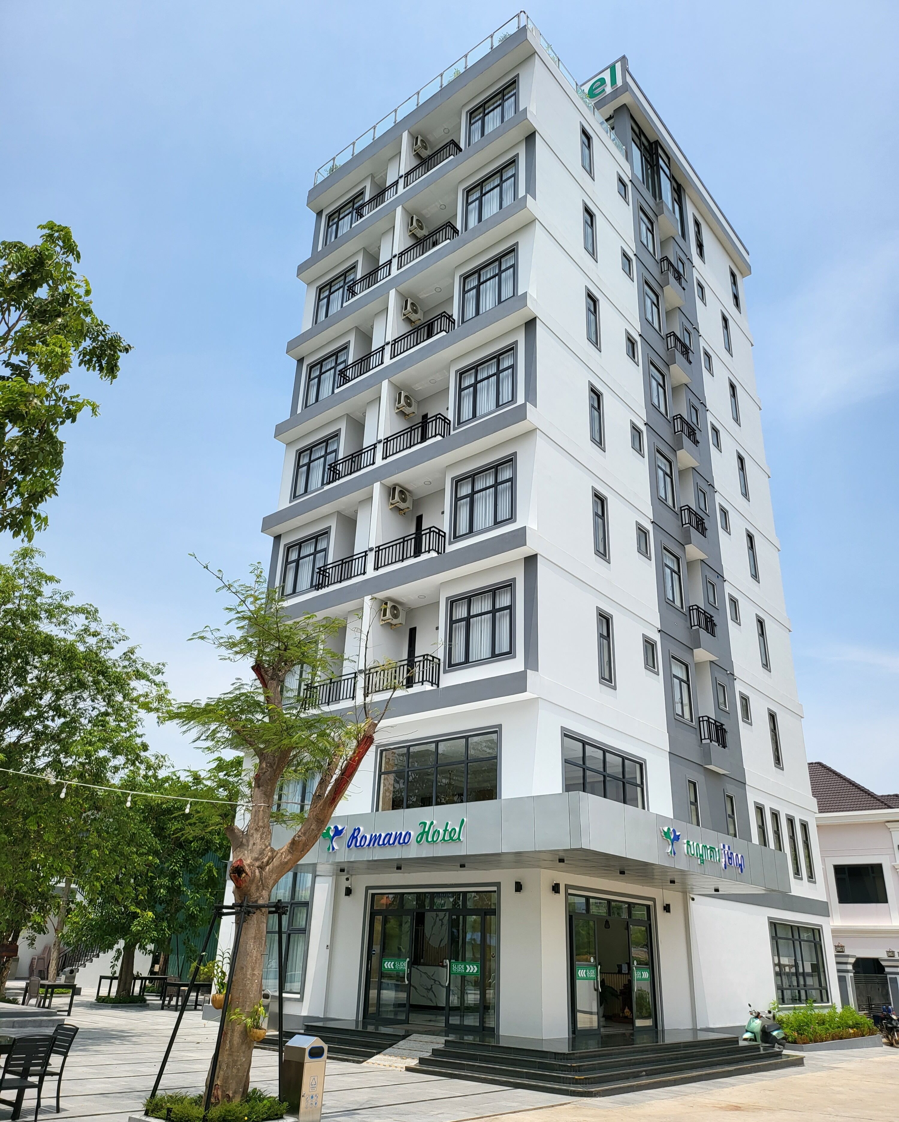 Fachada de la propiedad