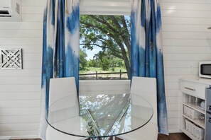 Dining - The Tiny 'Tainer | Tiny Shipping Container with HOT TUB (Weatherford)