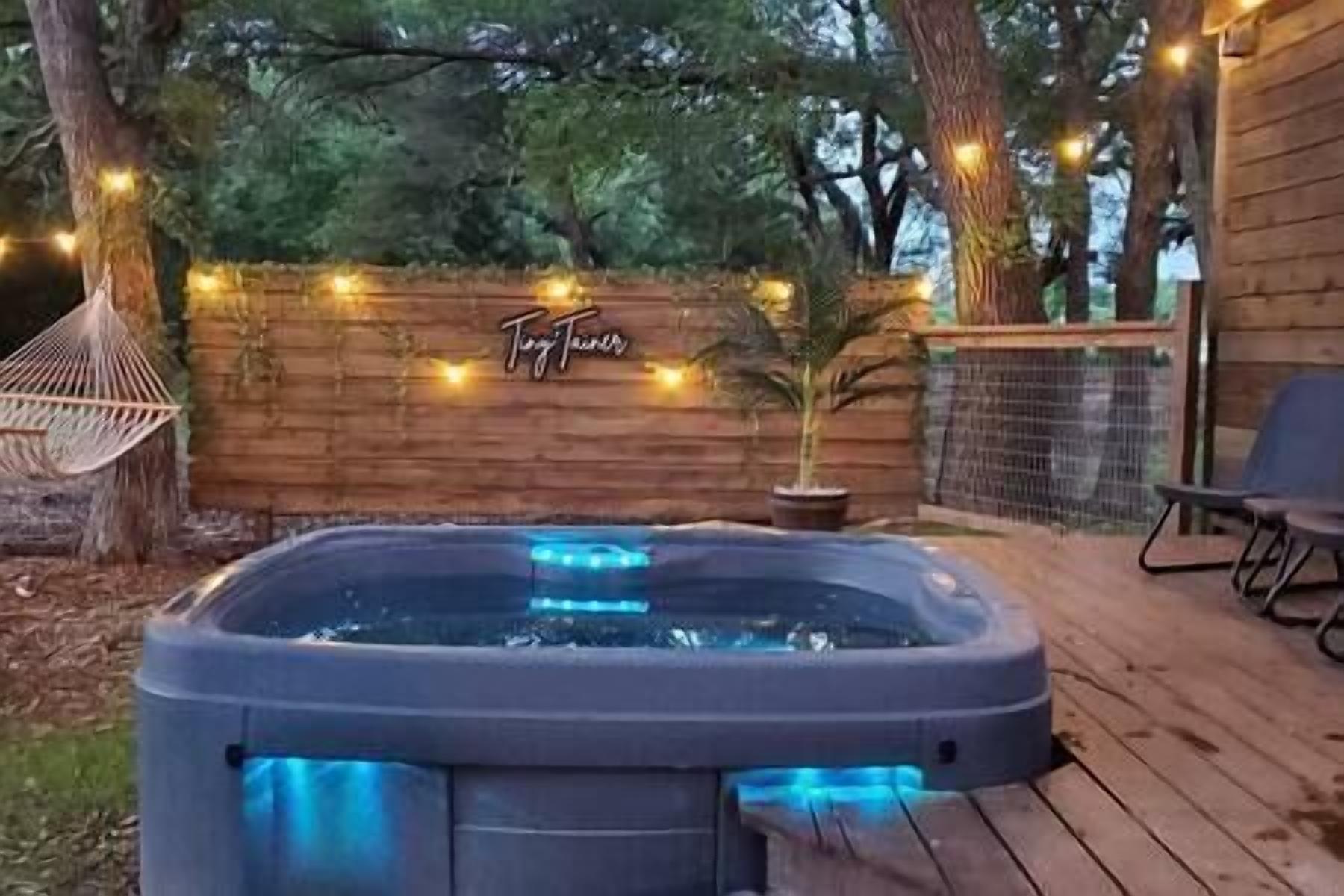 The Tiny 'Tainer | 20 Ft Container Home w. Hot Tub