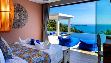 Luxury-Villa | 6 Schlafzimmer, Bettwäsche aus ägyptischer Baumwolle