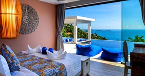 Luxury-Villa | 6 Schlafzimmer, Bettwäsche aus ägyptischer Baumwolle