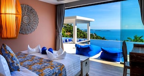 Luxury-Villa | 6 Schlafzimmer, Bettwäsche aus ägyptischer Baumwolle