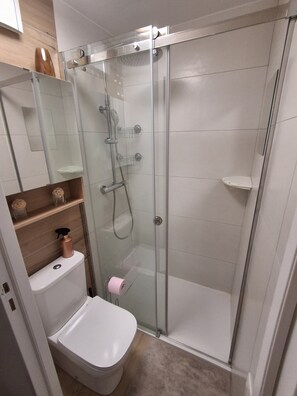 Shower, toilet paper - Appartement Lumineux Pour 2 Personnes - Centre Historique (Aix-en-Provence)