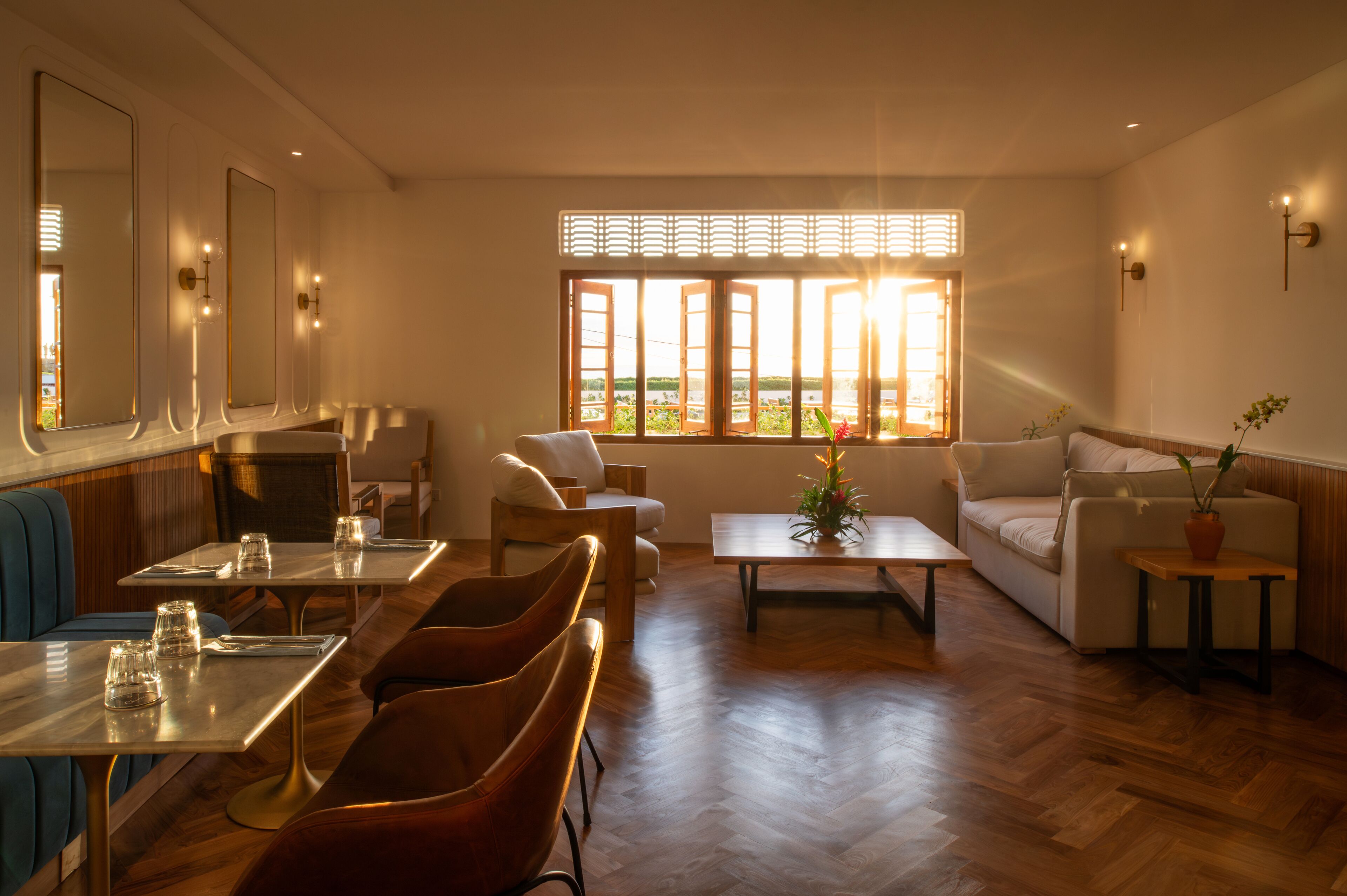 Breakfast, lunch, dinner served; Mediterranean cuisine, pool views 