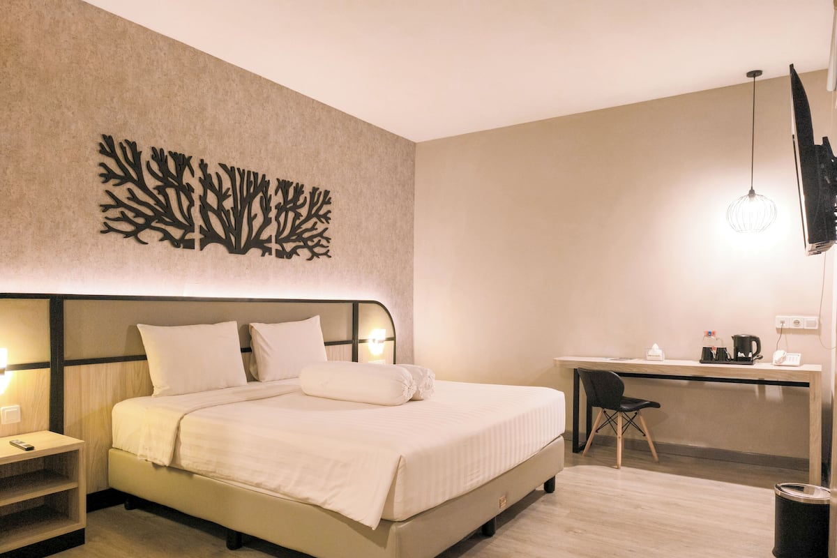 Chambre Double Deluxe | 1 chambre, bureau, chambres insonorisées, Wi-Fi gratuit