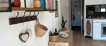 Quiet studio with terrace