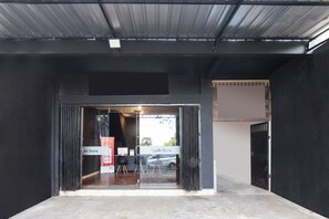 Façade de l’hébergement