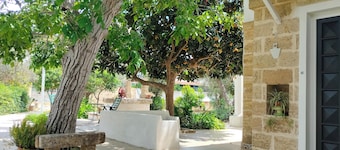 Italy Apulia Salento, Lecce, Ancient villa countryside, swimming pool relaxation
