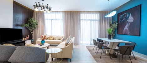 公寓, 3 間臥室 | 起居區 | 55-吋 LCD 液晶電視、數位頻道、電視