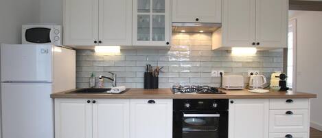 Fridge, microwave, dishwasher, freezer