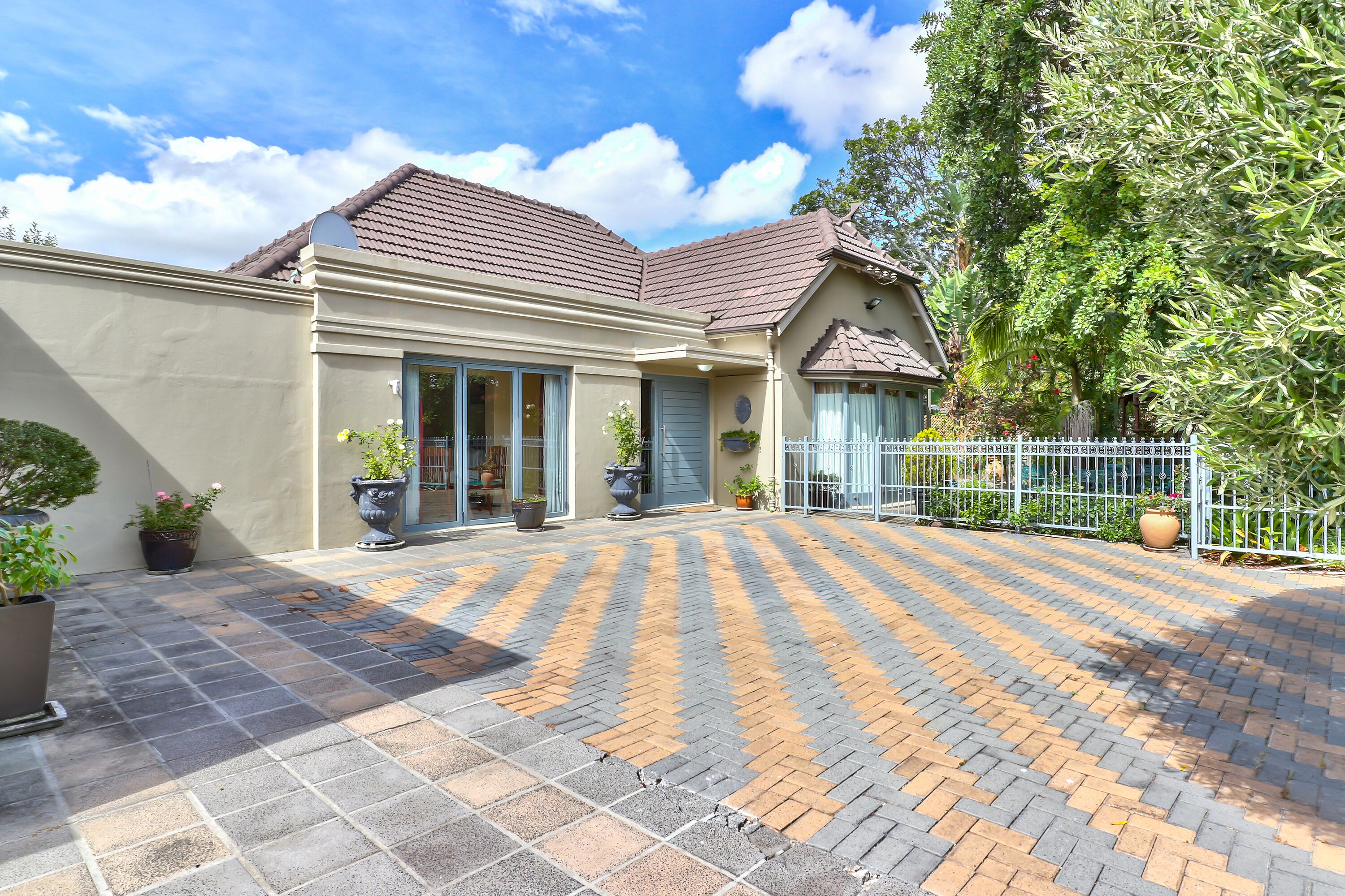 Fassade der Unterkunft