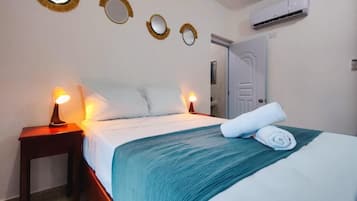 Premium bedding, memory foam beds, individually decorated, free WiFi