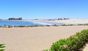 On the beach