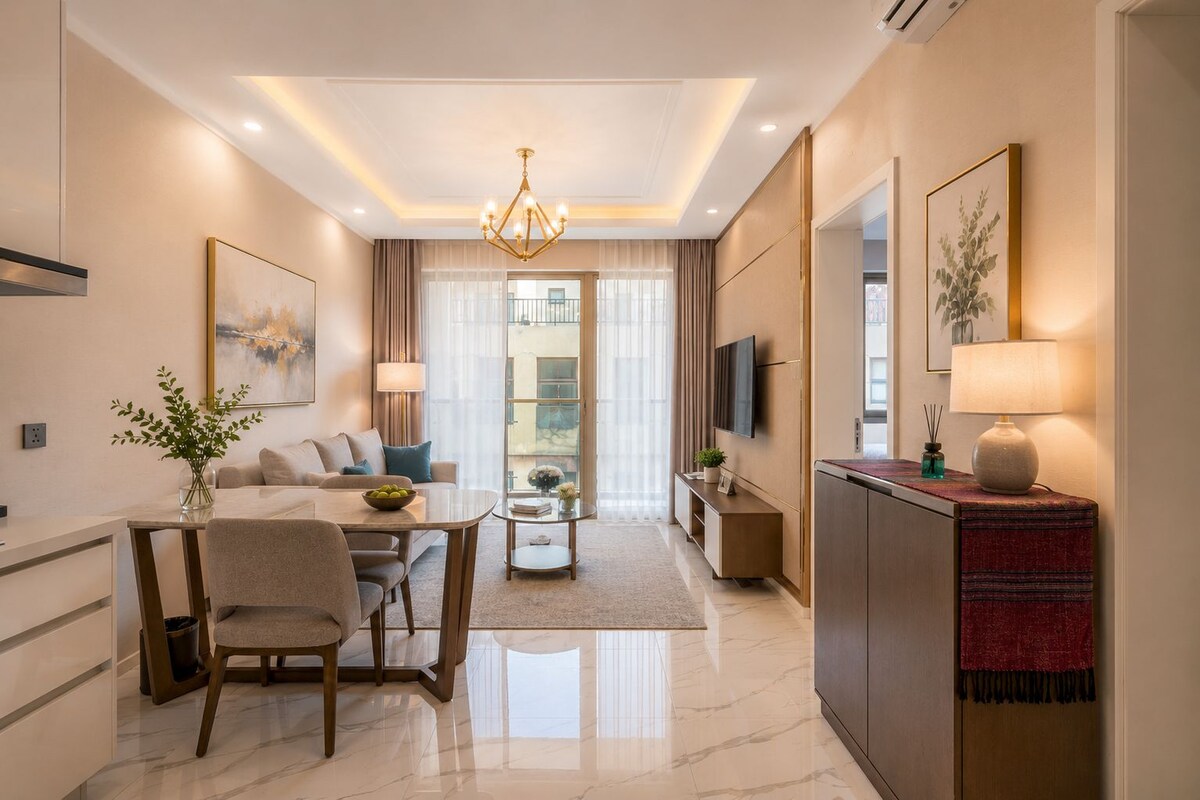 Deluxe One-Bedroom Suite - Twin | Soundproofing, WiFi (free), bed sheets