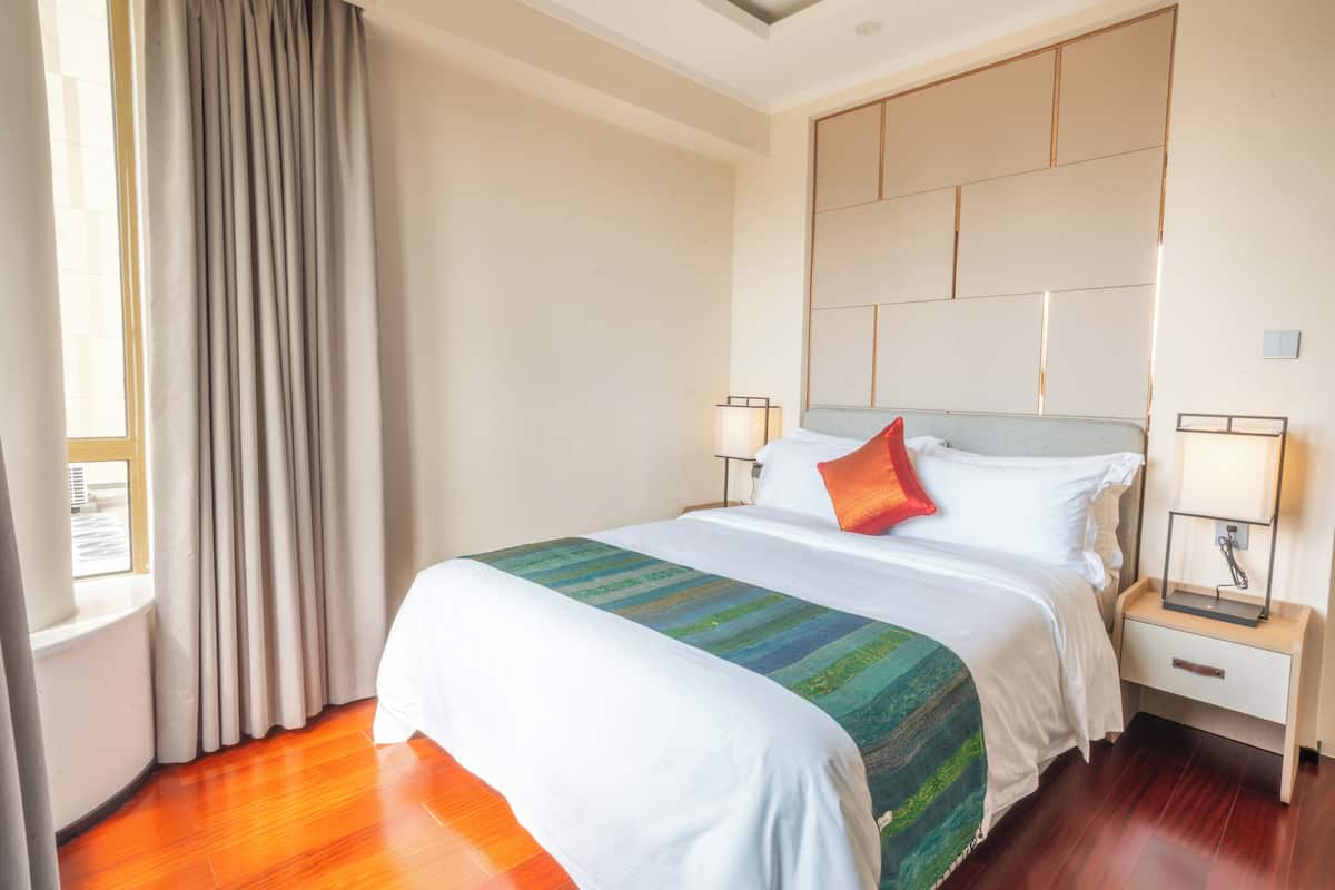 Junior-lejlighed | Lydisolering, gratis Wi-Fi, sengetøj