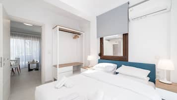 Appartement Duplex, 2 chambres | Draps en coton égyptien, literie de qualité supérieure