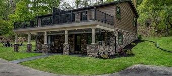 Fall Brook: 3 bedroom cabin by waterfalls and hiking trail