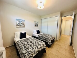 3 habitaciones, cuna de viaje, wifi gratis y ropa de cama 