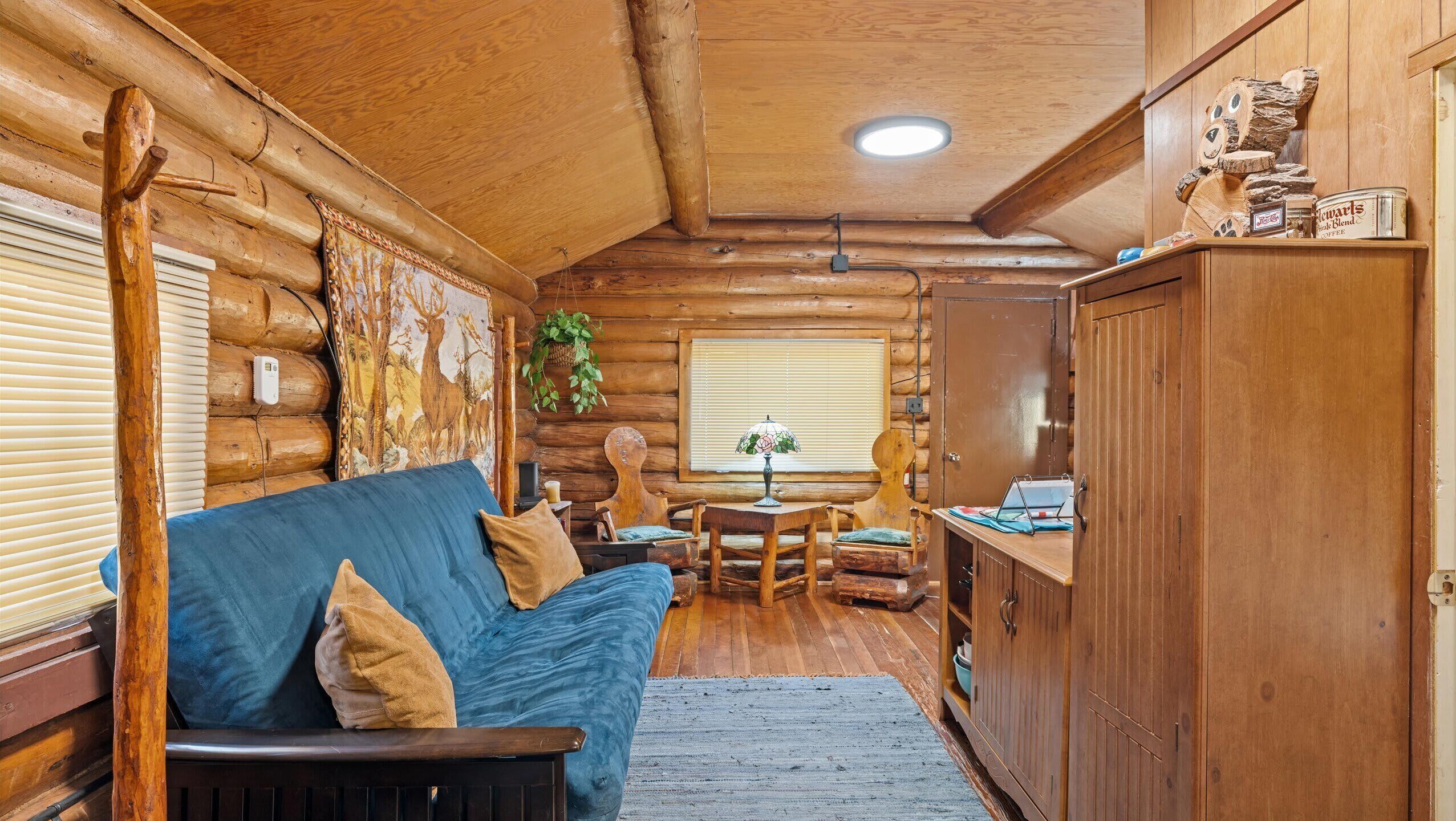 TV connectée, cheminée