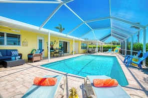 Opvarmet pool
