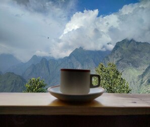 Blick von der Unterkunft