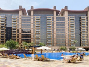 Front of property - Modern beachfront 1BR apartment (Dubai)