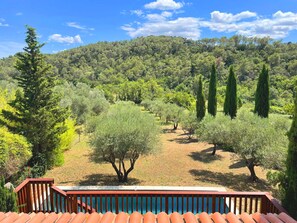 Piscine extérieure, piscine chauffée