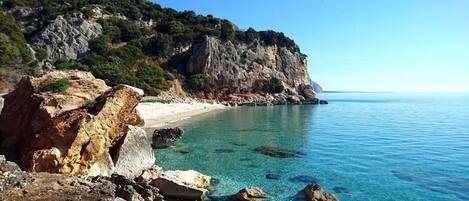 Sun loungers, beach towels