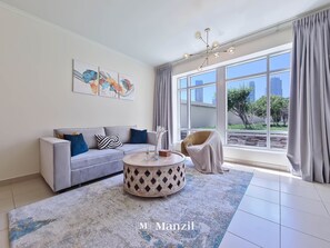 럭셔리 아파트 | 거실 공간