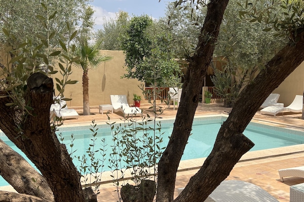 Luxury Double Room, Accessible, Pool View | View from room