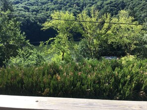 Blick von der Unterkunft