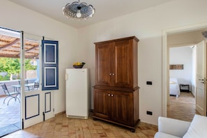 Superior Condo | Living area | 43-inch flat-screen TV with satellite channels, TV