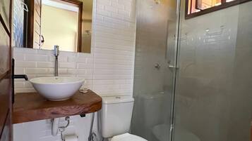 Dusche, Regendusche, Handtücher, Seife