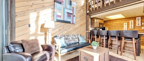 TV connectée, cheminée