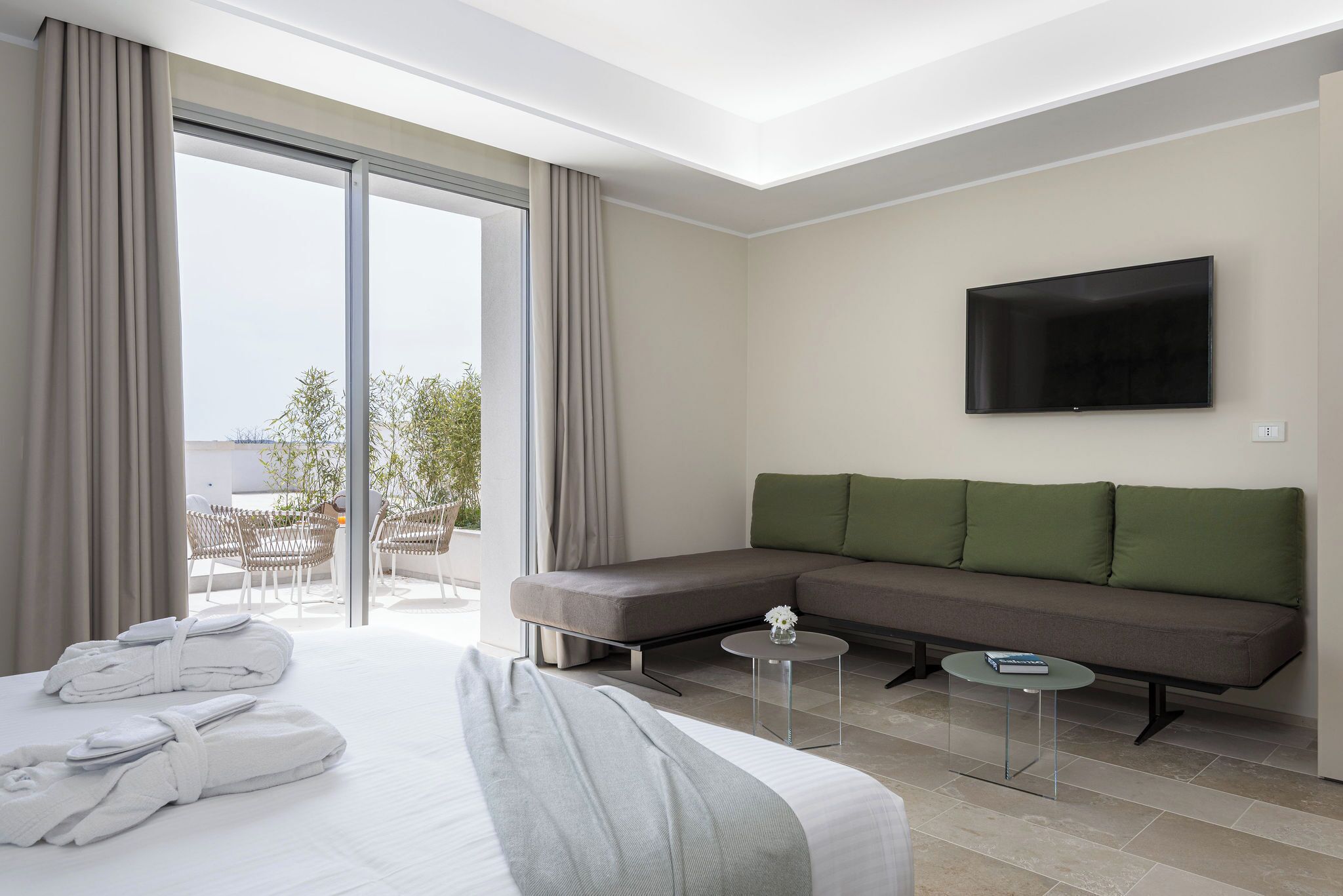 Uitzicht vanuit de kamer