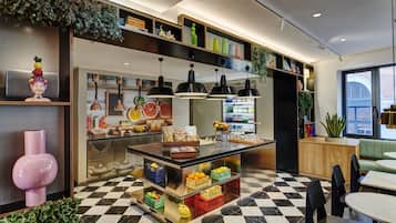 Daily buffet breakfast (EUR 18.00 per person)
