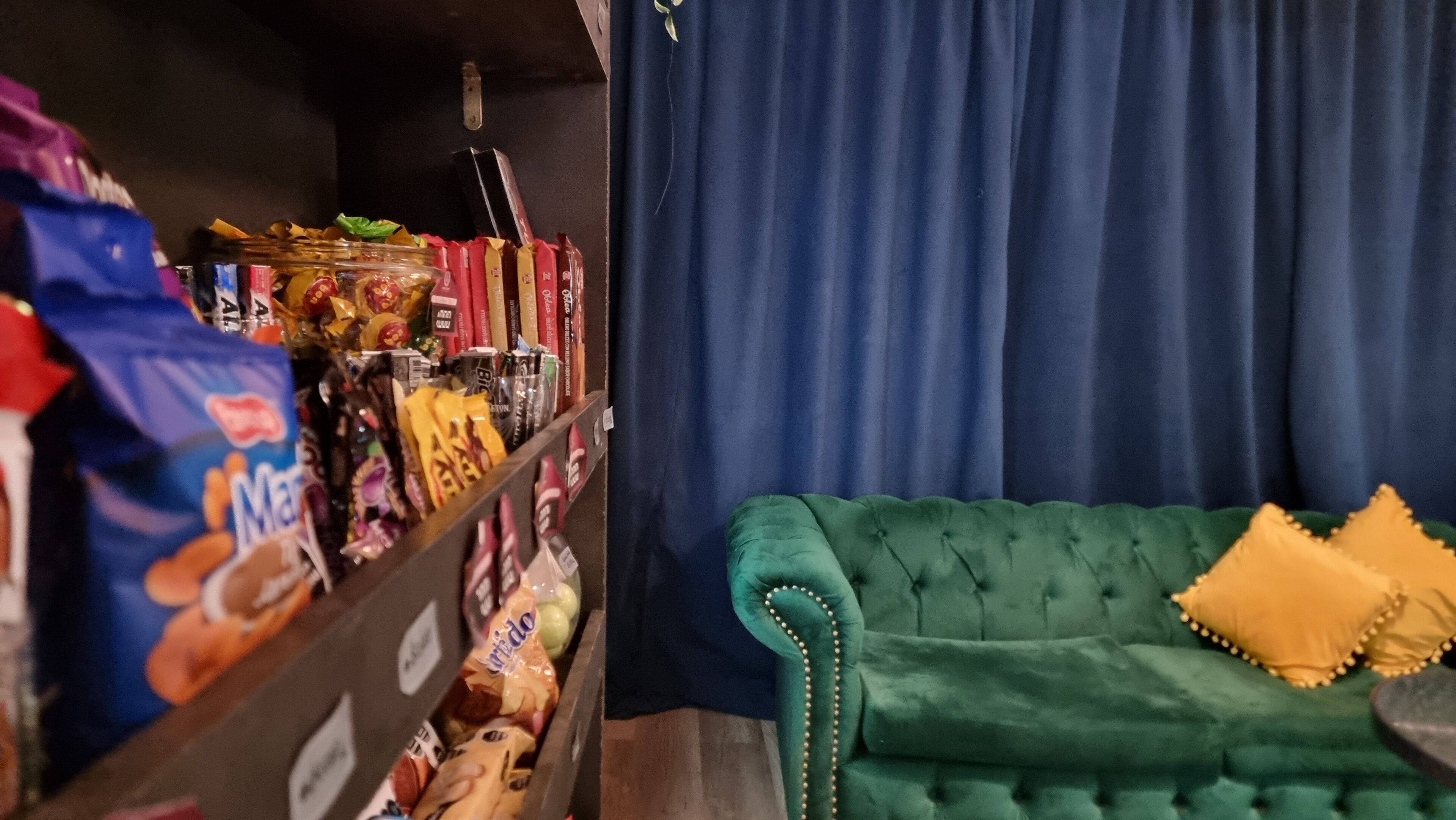 Spiseområde på rommet