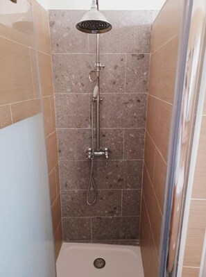 Secadora de cabello, toallas, papel de baño 