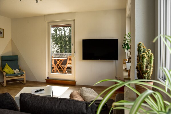 TV - Holiday Apartment "Am Hohlebach" with Balcony & Wi-Fi (Schliengen)
